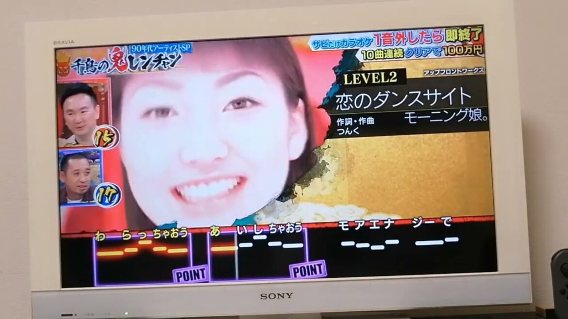 （千鳥の鬼レンチャン）矢口真理Part1