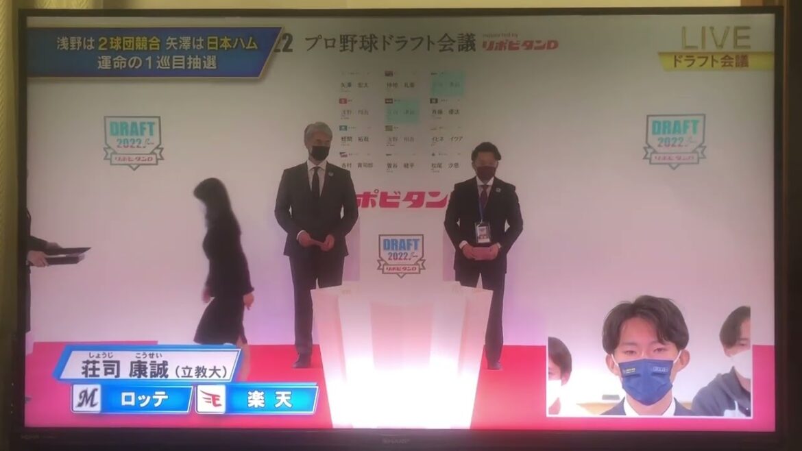 2022 プロ野球ドラフト会議 一巡目指名