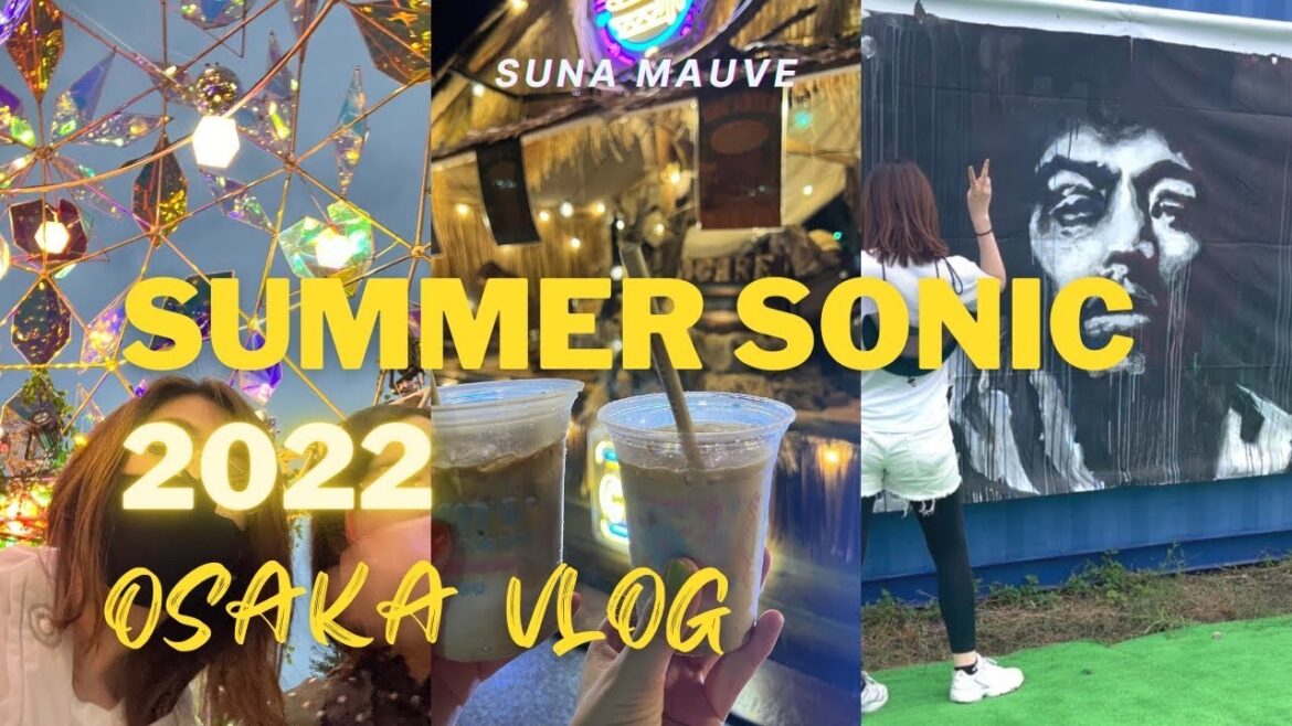 VLOG : SUMMER SONIC 2022 | OSAKA | Music Festival | Rock | Live | サマソニ | 夏フェス | フェス飯 | 舞洲 | 大阪