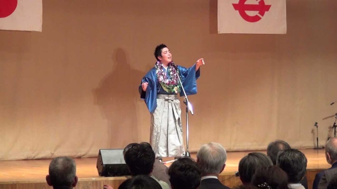 「俵星玄蕃」を歌う演歌高校生 徳永優樹君