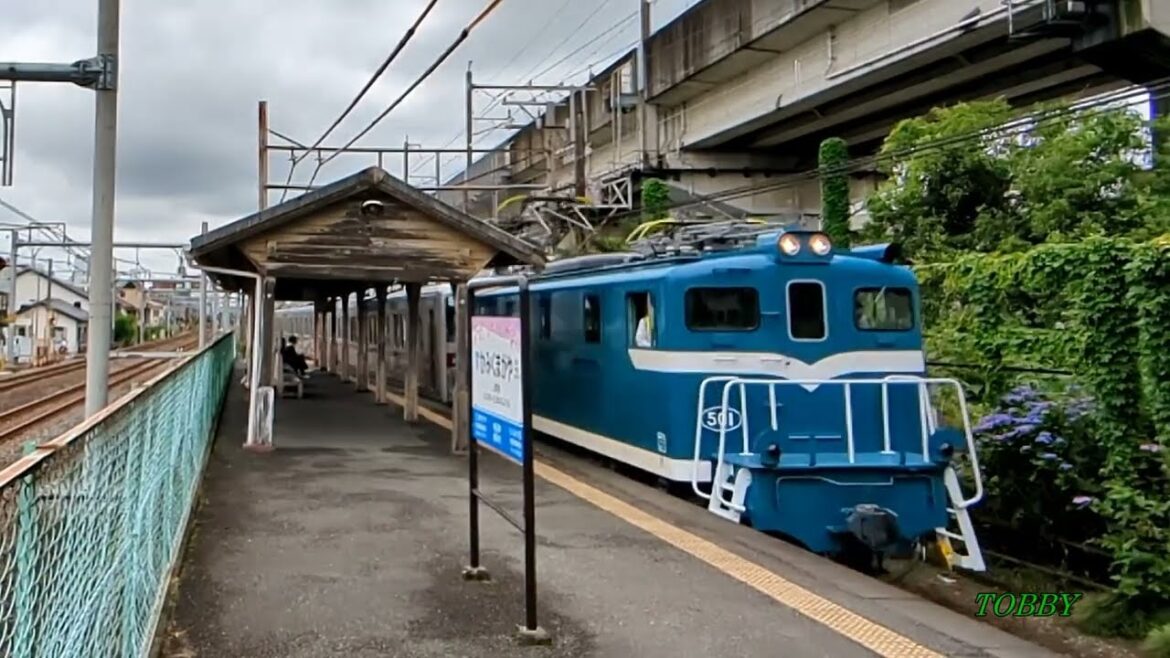【上熊谷バトル】秩父鉄道デキ牽引 東武東上線 11006F 甲種輸送 VS JR特急    草津・四万