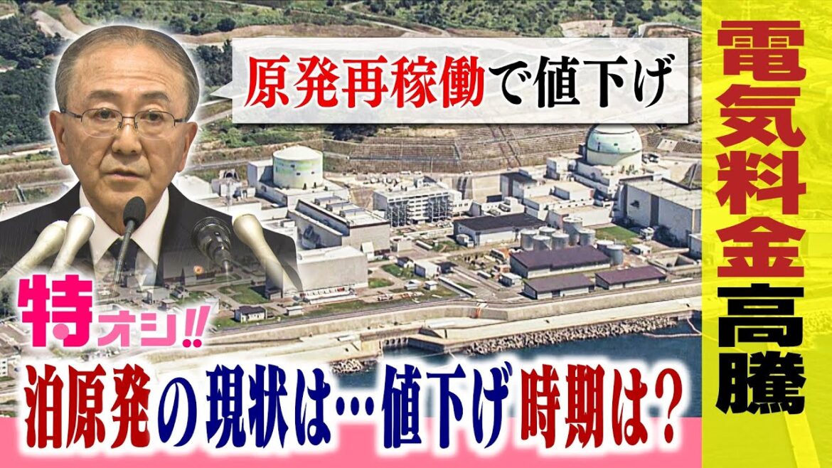 【徹底解説】「原発が動けば電気代値下げ」一体なぜ？泊原発の現状は…値下げはいつになるのか…特オシ!!で解説