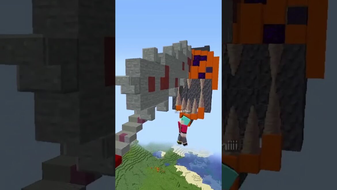 チェンソーマンvsサムライソード決戦をマイクラで作る！　#chainsawman
