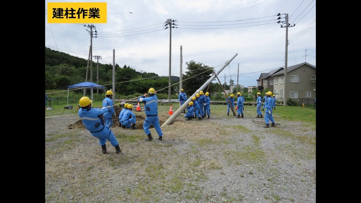 人力工法による災害復旧訓練～青森支社～