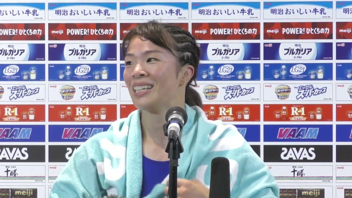 令和5年度明治杯レスリング全日本選抜選手権大会　健闘選手  金城(川井)梨紗子