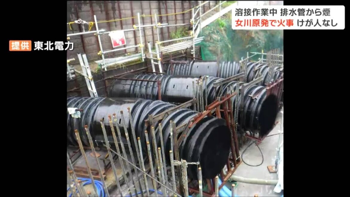 女川原発で火事「溶接作業中にプラスチック製排水管が溶け煙上がる」宮城