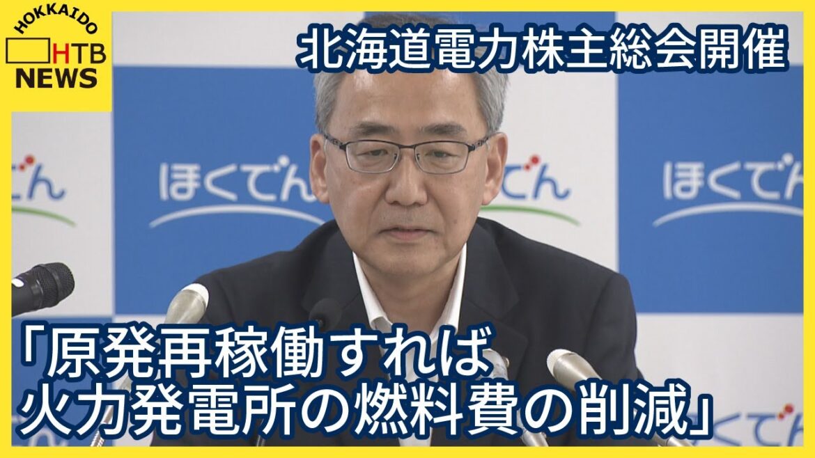 泊原発廃炉の声も　新社長「原発再稼働すれば火力発電所の燃料費の削減」北海道電力株主総会