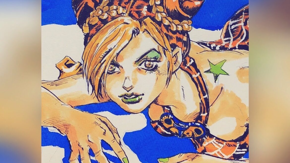 【描いてみた】空条徐倫【ジョジョの奇妙な冒険 6部 模写】