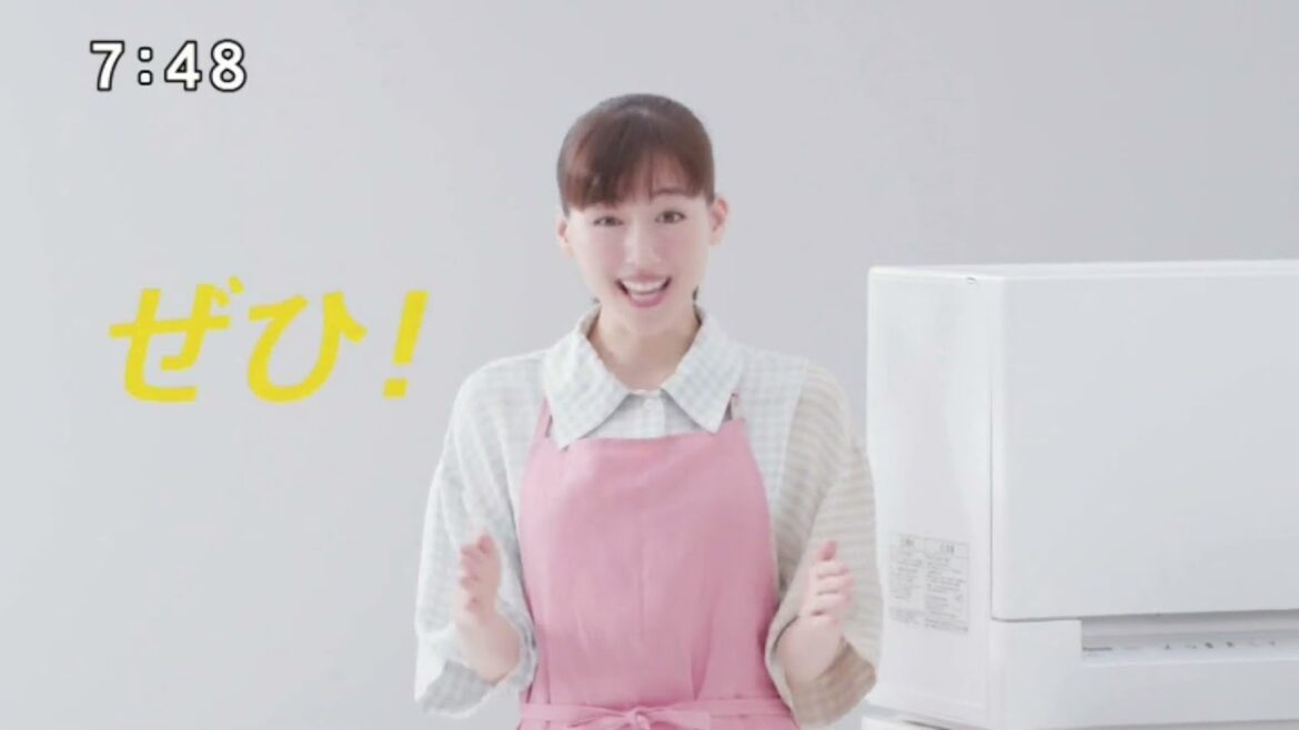 【Panasonic】スリム食洗機 [綾瀬はるか] 30秒 CM