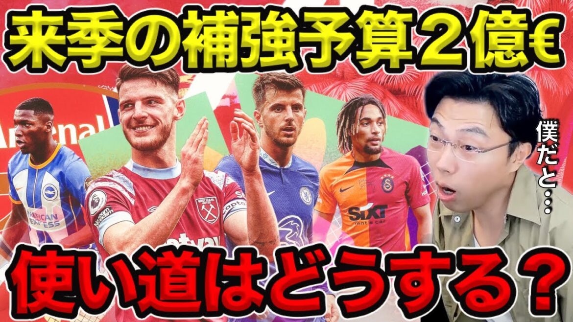 【レオザ】アーセナルの来季の補強予算２億€の使い道は？／どの選手を取るのがベストなのか【切り抜き】