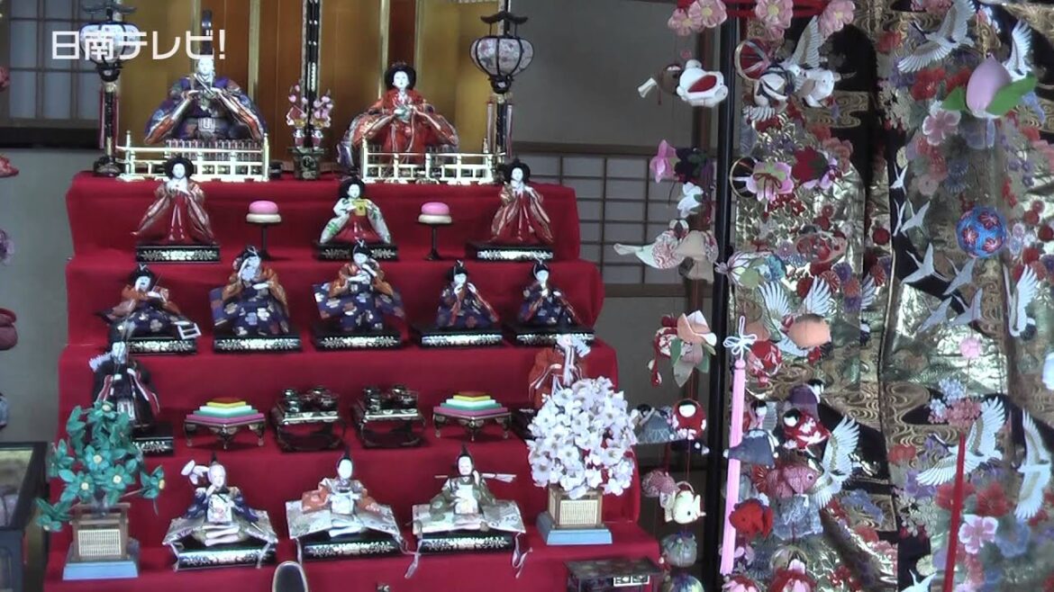桃の節句 さげもん展（宮崎県日南市飫肥）
