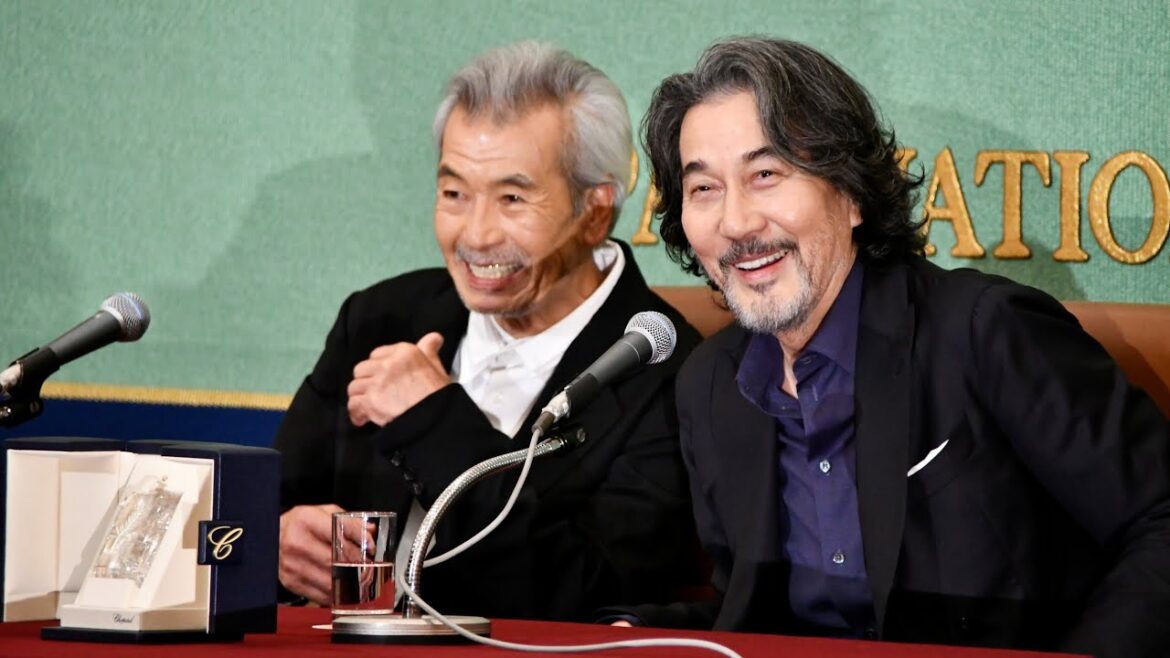 カンヌ国際映画祭最優秀男優賞受賞　役所広司さん　会見