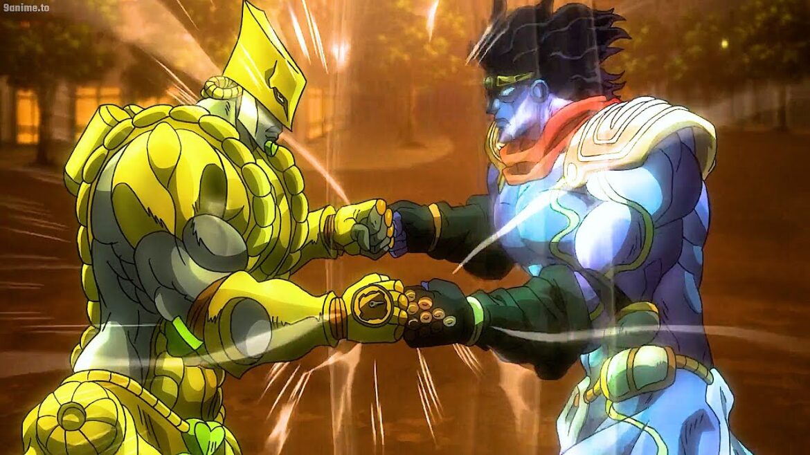 「ジョジョ」Dio sucks Jospeh's blood and gains an awakened state The World can stop time for 9 seconds
