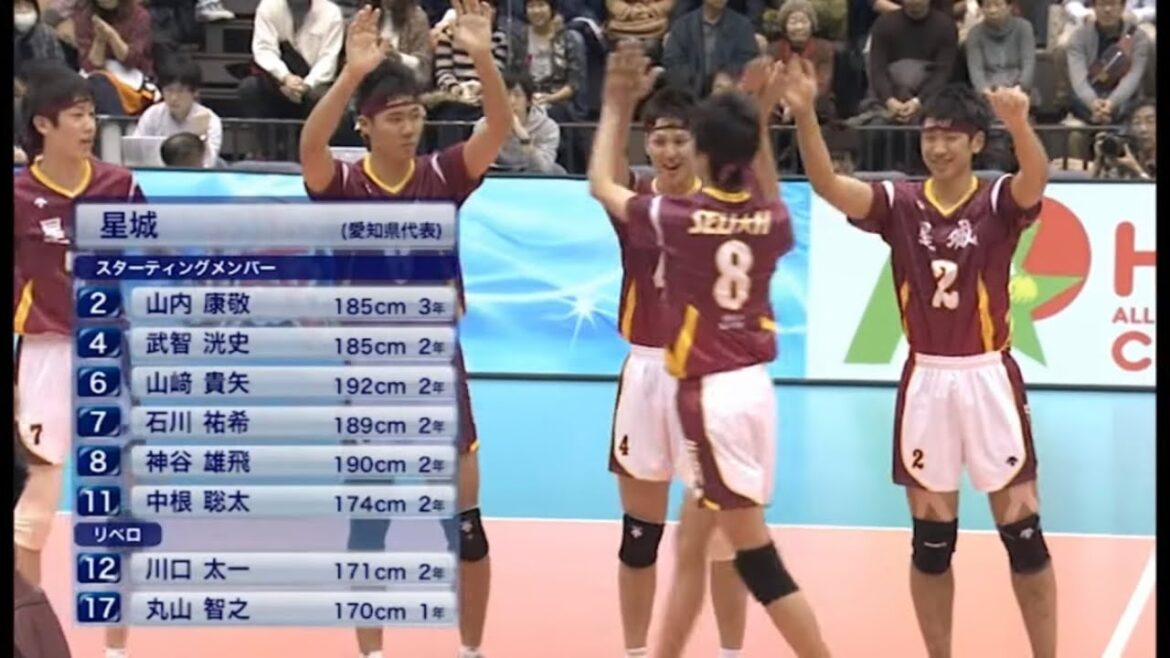 Yuki Ishikawa 全日本男子キャプテン　星城vs大塚　決勝戦　1set 2013年 65回大会　春高バレー　＃石川祐希　＃喜入祥充  ＃武智洸史　＃龍神日本 ＃龍神JAPAN