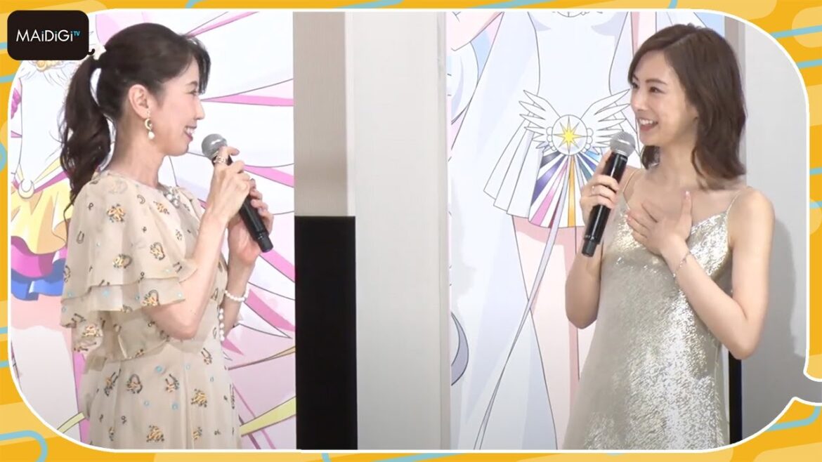 北川景子、三石琴乃のアドバイスに感激　収録にも同席「感極まった」　「美少女戦士セーラームーンCosmos」後編完成披露舞台あいさつ