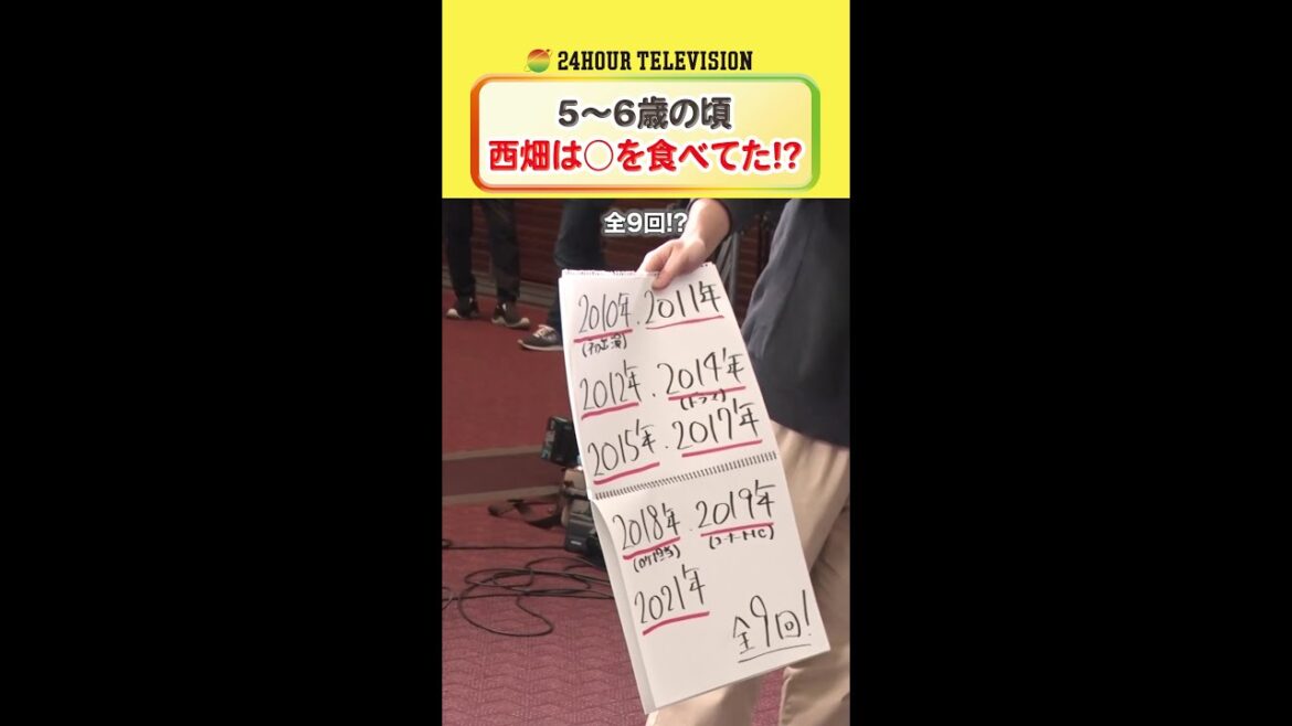 #芦田愛菜 の驚きの24時間テレビ出演回数！一方 #西畑大吾 は… #24時間テレビ #メインパーソナリティー #なにわ男子 ＜#TVer で本編配信中＞