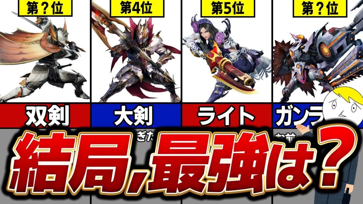 【サンブレイク最新版】過去1ヤバい環境!?最強の武器種ランキング