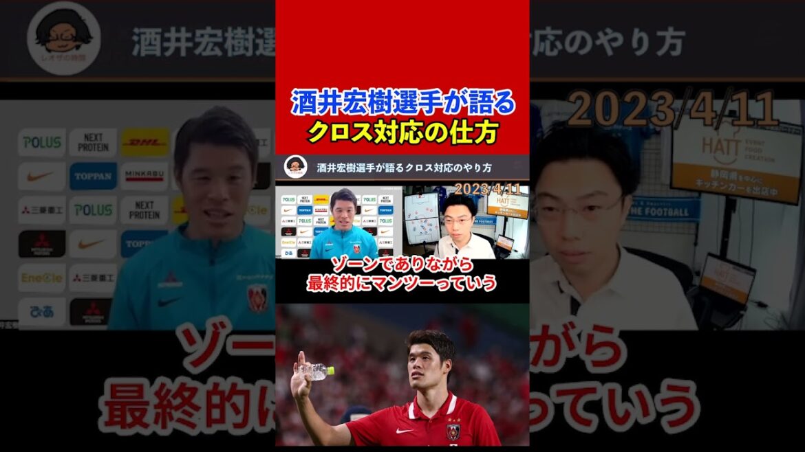 【レオザ】サッカー日本代表酒井宏樹選手が語る！クロスボールへの対応の仕方【切り抜き】