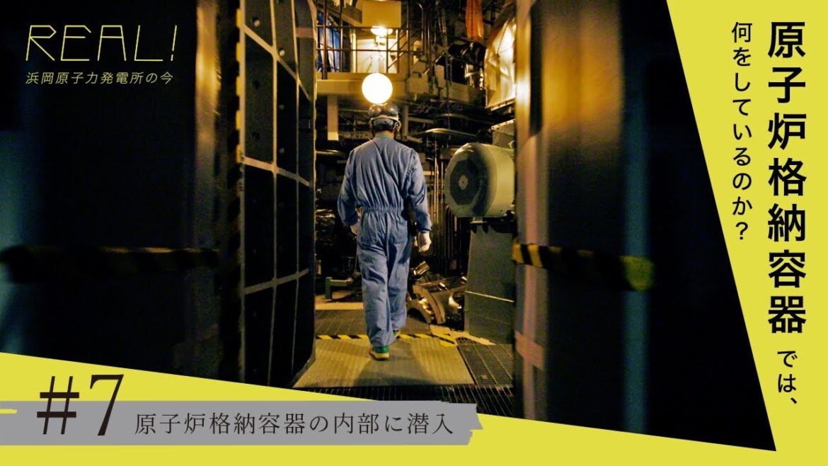【浜岡原子力発電所の今／REAL!】原子炉格納容器 の内部を 毎日 点検 #7_B｜中部電力