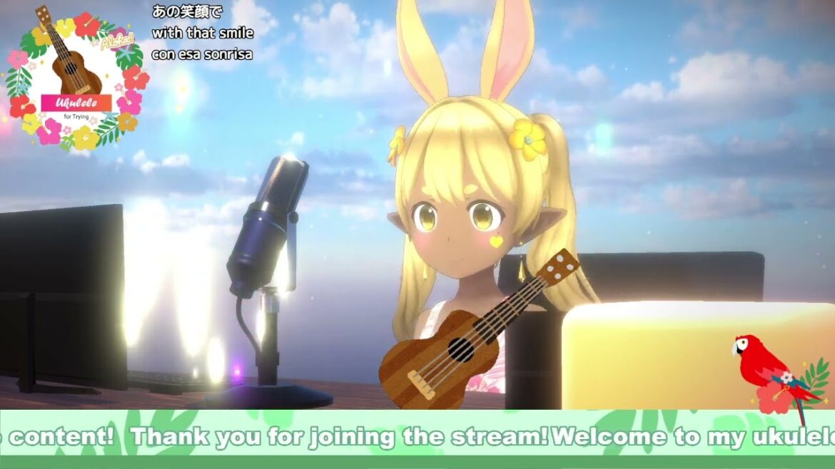 【#healing】 Let's practice ukulele together! Your lullaby before bed.・0724