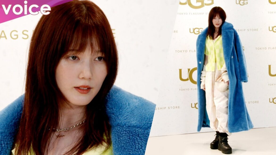 本田翼、コート＆セーターを鮮やかに着こなし　スノーブーツもオシャレに：「UGG TOKYO FLAGSHIP STORE」オープニングイベント