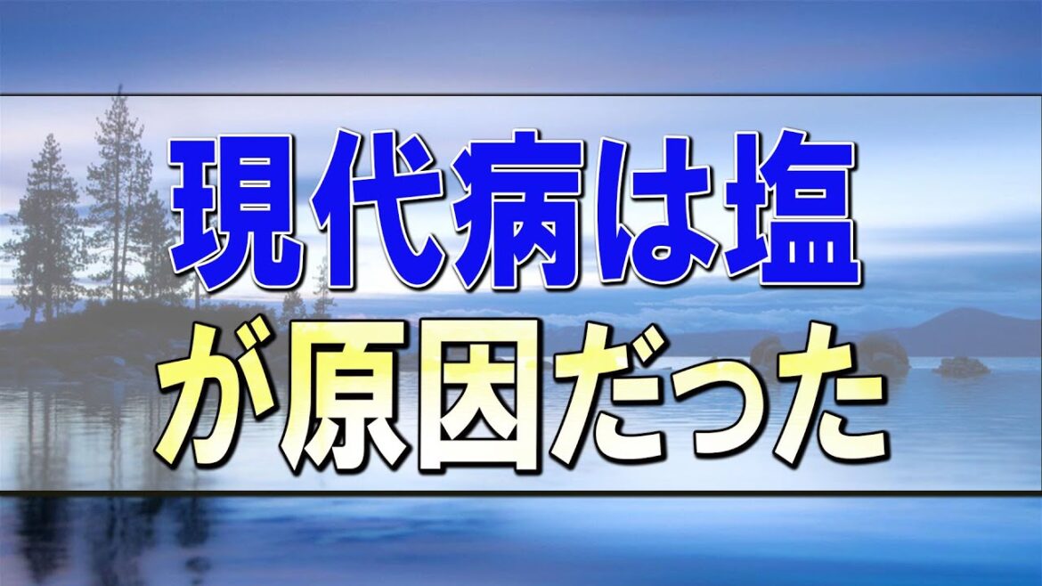 武田鉄矢今朝の三枚おろし   減塩神話崩壊！精製塩（化学塩）の恐怖…「にがり」パワーで現代病を克服せよ！―「現代病は塩が原因だった！」完全版