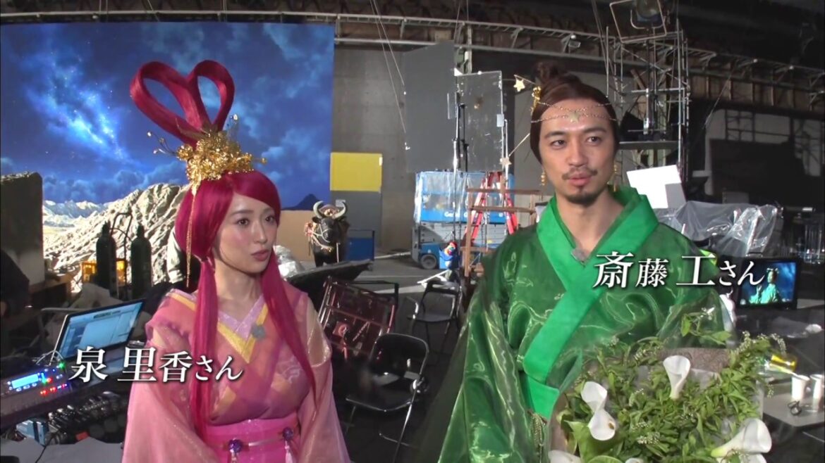 “彦星”斎藤工と“織姫”泉里香が褒め合う!?「Indeed」CMメーキング映像