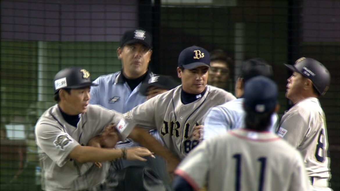 【最後は坂口に何が…】李大浩と森脇監督が退場【激昂】