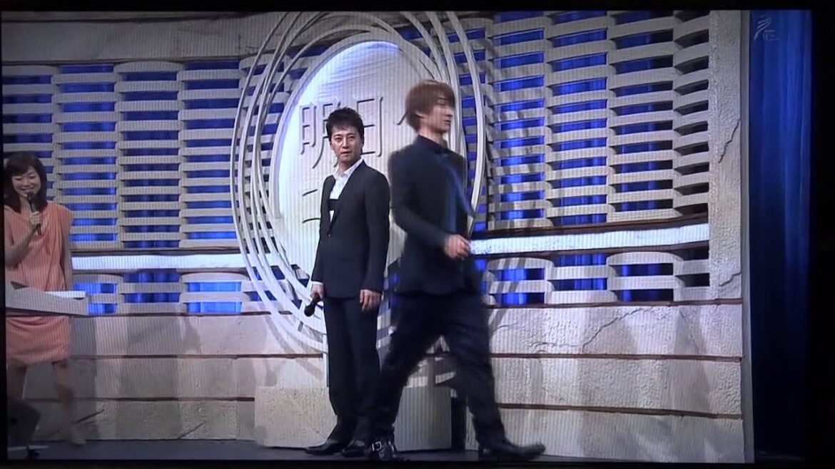 中居くんの前を通るキスマイ