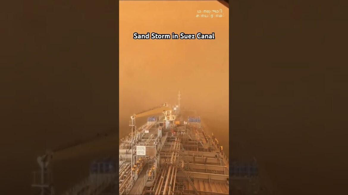 Sandstorm in Suez canal #shorts #ship #suezcanal #sandstorm #egypt #storm #ocean #trending #viral Sandstorm in Suez canal #shorts #ship #suezcanal #sandstorm #egypt #storm #ocean #trending #viral