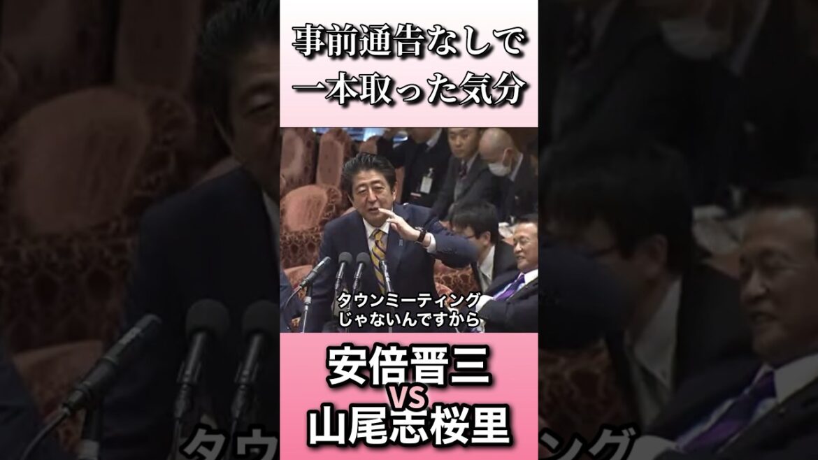 【事前通告しないで一本取った気分になる】安倍総理vs山尾志桜里