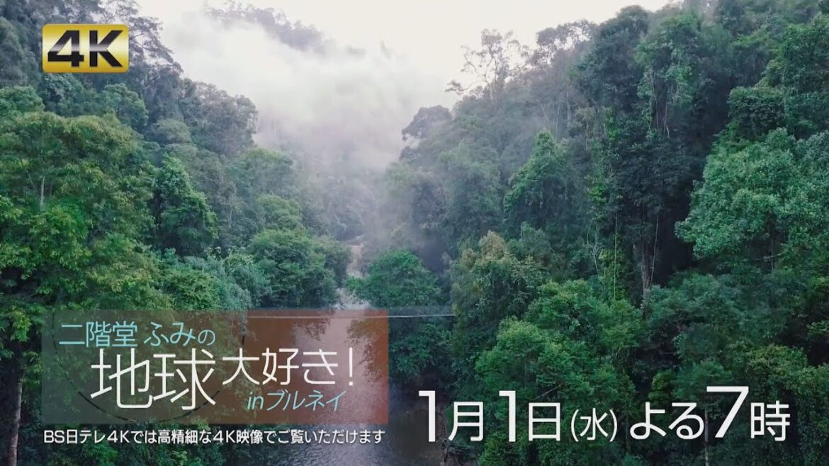 ４Ｋ放送！【二階堂ふみの 地球大好き！ in ブルネイ】　1月1日(水)夜7時放送