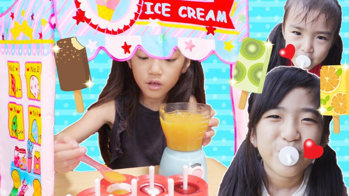 アイス屋さんごっこ♪フルーティーアイスバー