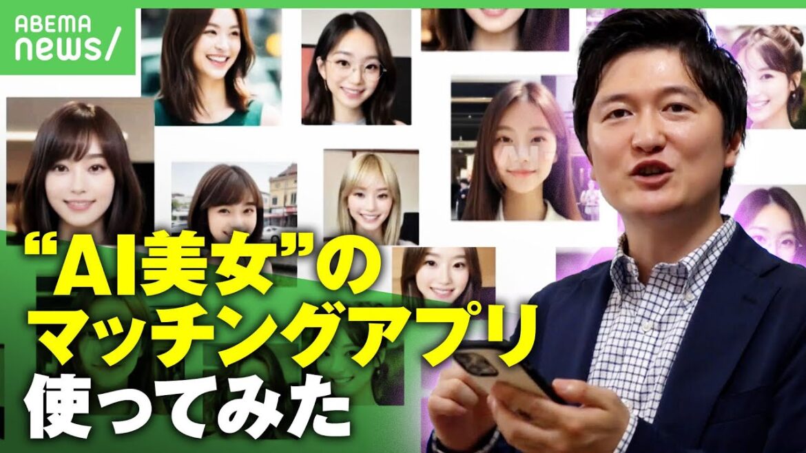 【美女と恋愛？】既婚者も使える？お相手は“AI女性”のマッチングアプリが爆誕！辻キャスターが使ってみた【samansa】