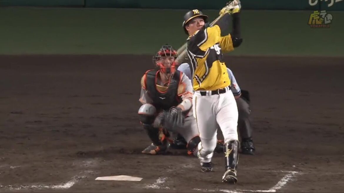 【同点弾】美しい放物線を描いてレフトスタンドへ！4回裏 #大山悠輔 選手の第12号同点ソロホームラン！【2023/7/27Ｔ－Ｇ】