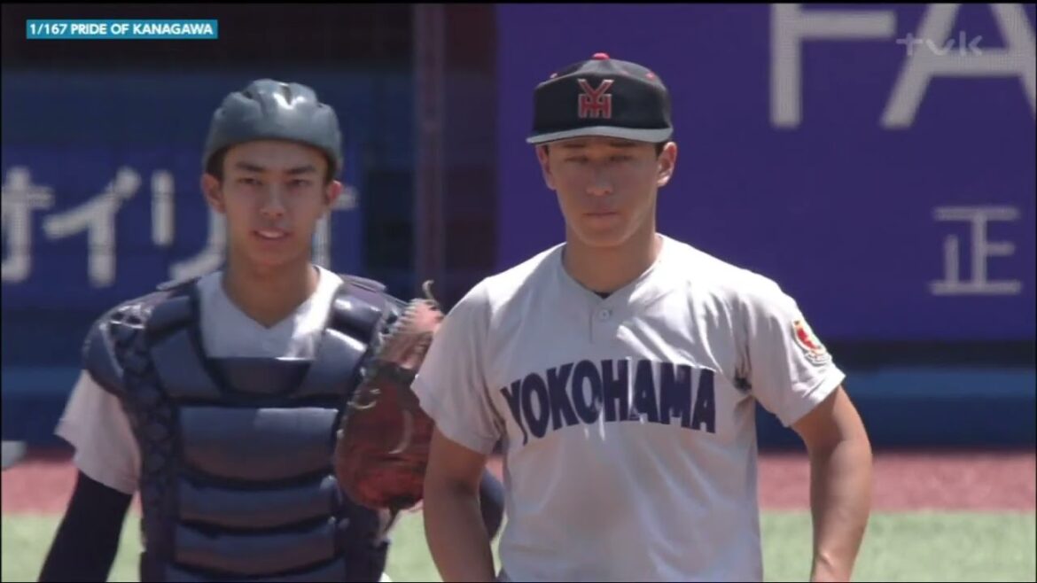 世紀の大誤審？　高校野球　神奈川大会決勝戦　横浜高校VS慶應義塾　最終回、横浜高校の守備　問題のジャッジ