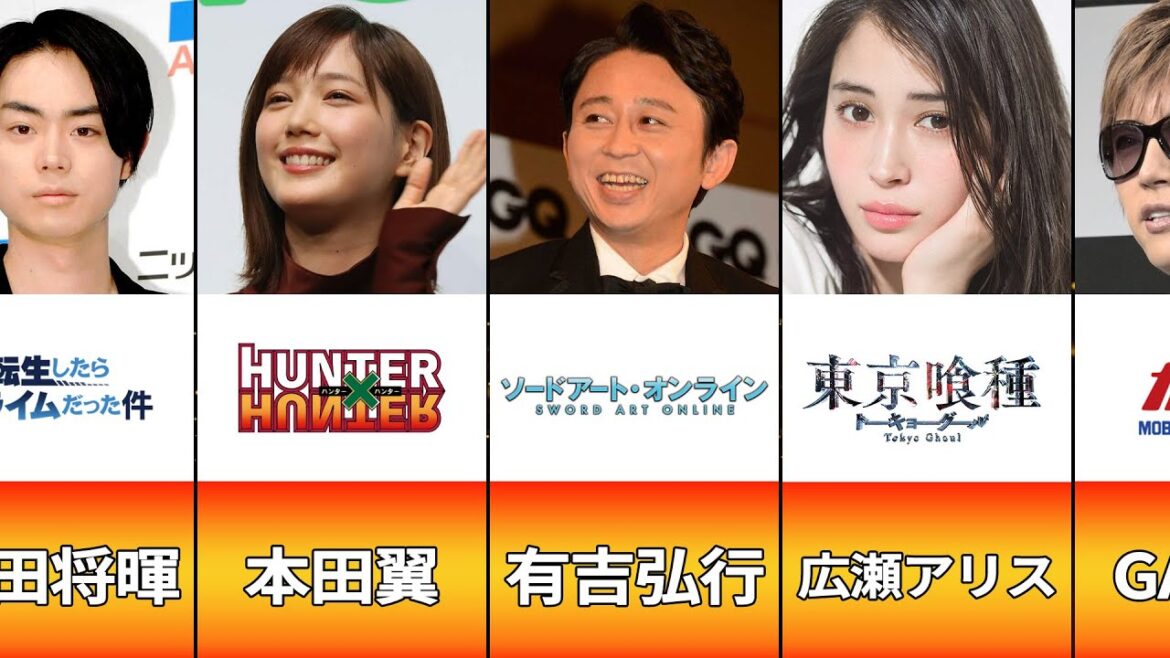 【アニメ】芸能人が好きなアニメまとめ
