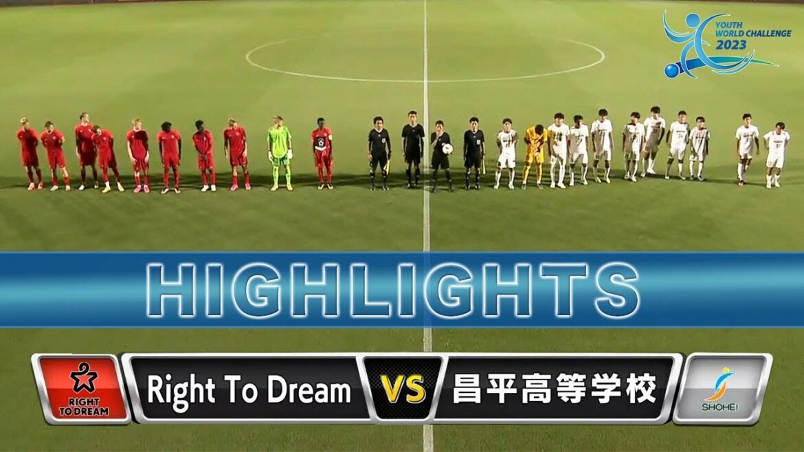 【ハイライト】Right To Dream(ガーナ) vs 昌平高校【ユースワールドチャレンジ】