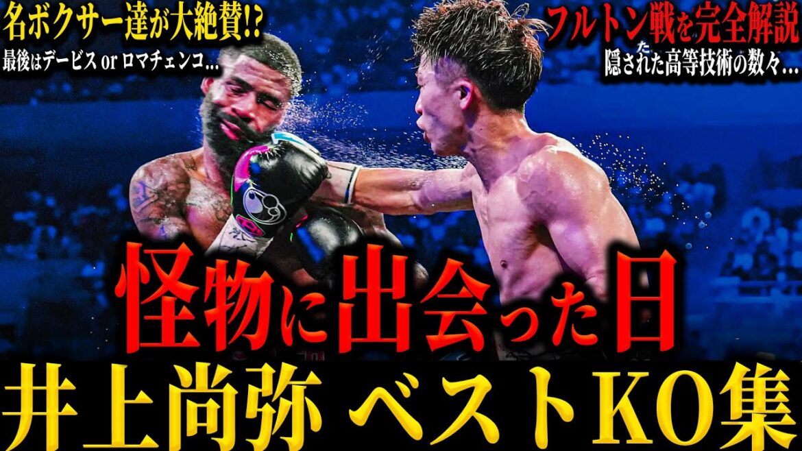 【井上尚弥ベストKO集】”怪物の厳選ダウン10連発” フルトン戦に隠された驚愕の技術を完全解説 世界の最高傑作が打ち立てた伝説の数々と芸術的なカウンター (最後はデービスかロマチェンコ？)No.62