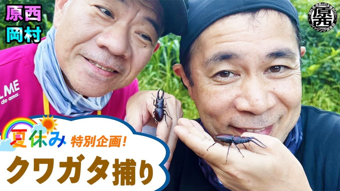 【夏休み特別企画】原西＆岡村のクワガタ捕り