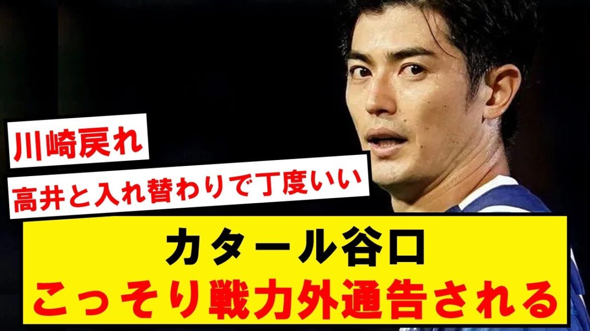 【悲報】カタール谷口、こっそり終わる…