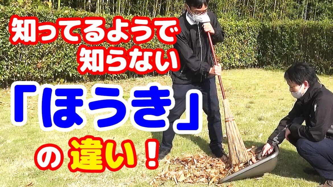 【藤原産業】知っているようで知らない【ほうき】の違い！