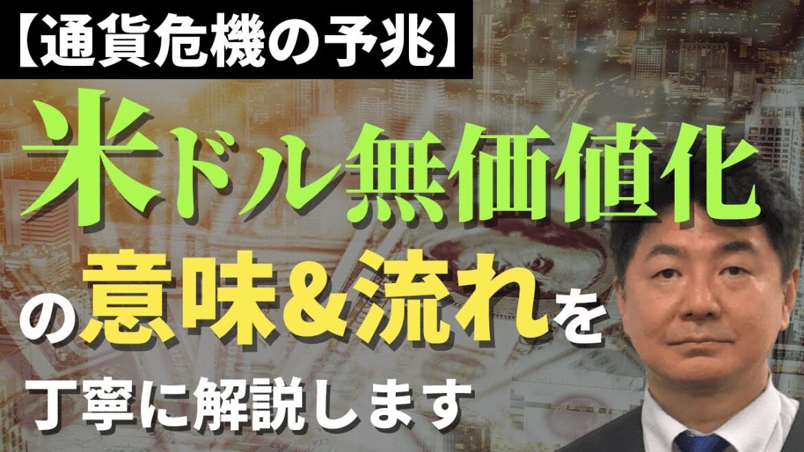 【通貨危機の予兆】米ドル無価値化の意味&流れを丁寧に解説します