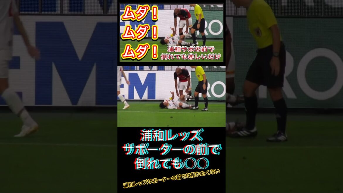 ⭕️浦和レッズサポーターの前では倒れたくない悲しくなるだけ＃shorts 明治安田生命Ｊ１リーグ 浦和レッズDAZN チャント サッカー日本代表 日本代表サポーター ハイライト AFC