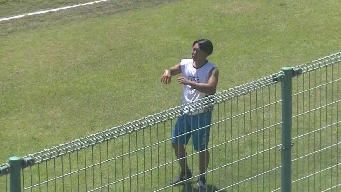 試合前の山田陽翔