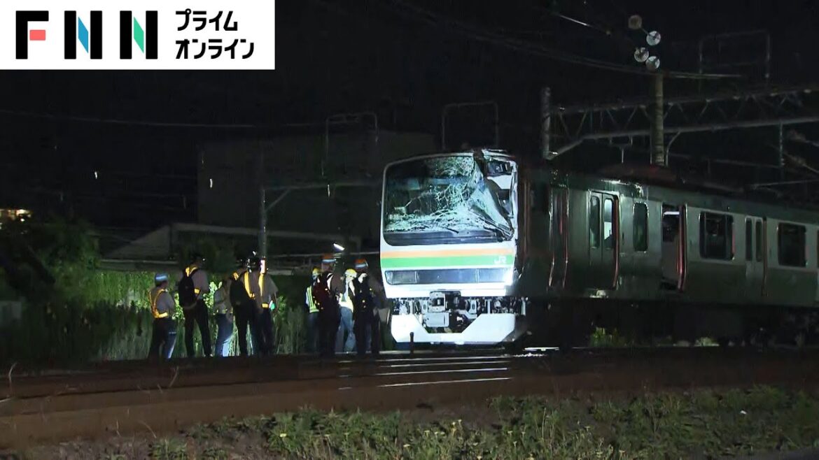 【LIVE】約15万人に影響　JR東海道線で列車が電柱に衝突　JR東日本が記者会見
