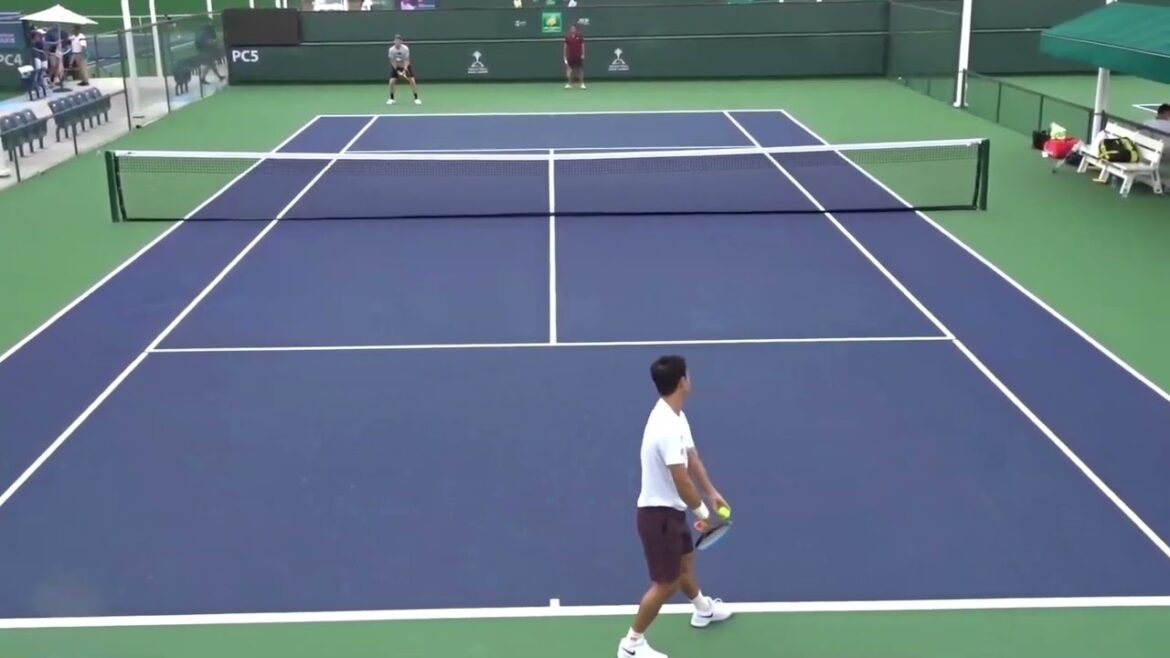 錦織圭のキックサーブ（スロー）/ Kei Nishikori Kick Serve Slow Motion