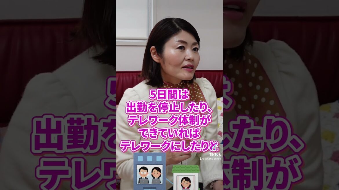 【社労士解説】家族がコロナ陽性！もう普通に出勤していいの？#shorts
