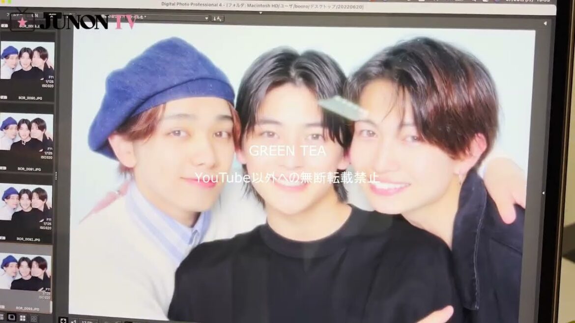 高橋文哉＆8LOOM 写真撮影風景（最後にコメントあり）2022年8月2日