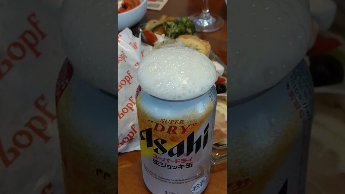 【世界初🍺】プシューと泡もこもこ生ジョッキ缶☆ #アサヒスーパードライ #生ジョッキ缶#ビール